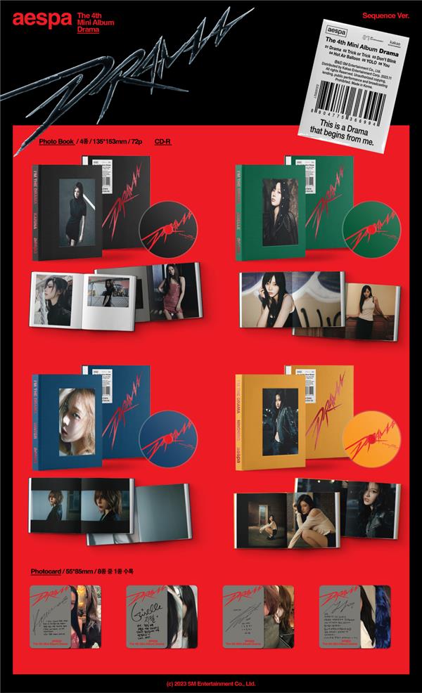 Drama - The 4th Mini Album Hardcover Version - Front Cover