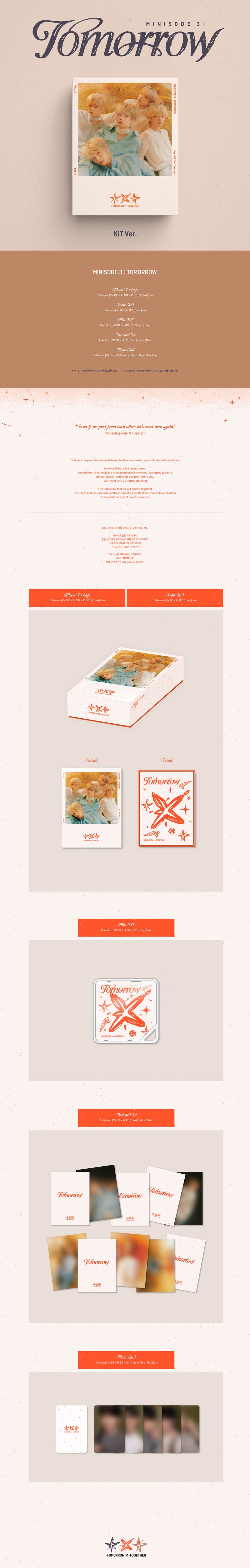 MINISODE 3/TOMORROW/KIT VERSION/PREMIUM - Front Cover