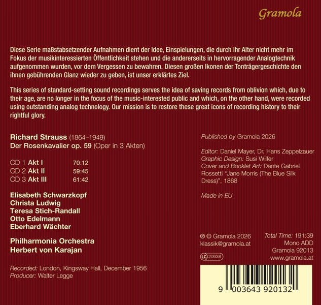 Der Rosenkavalier - Front Cover