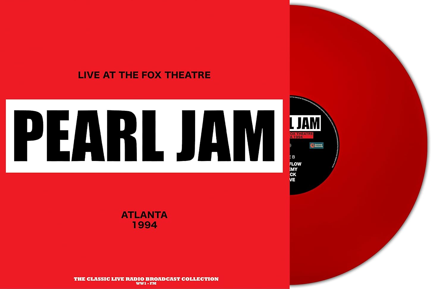 LIVE AT THE FOX THEATRE RADIO BROADCAST ATLANTA 1994 - Front Cover