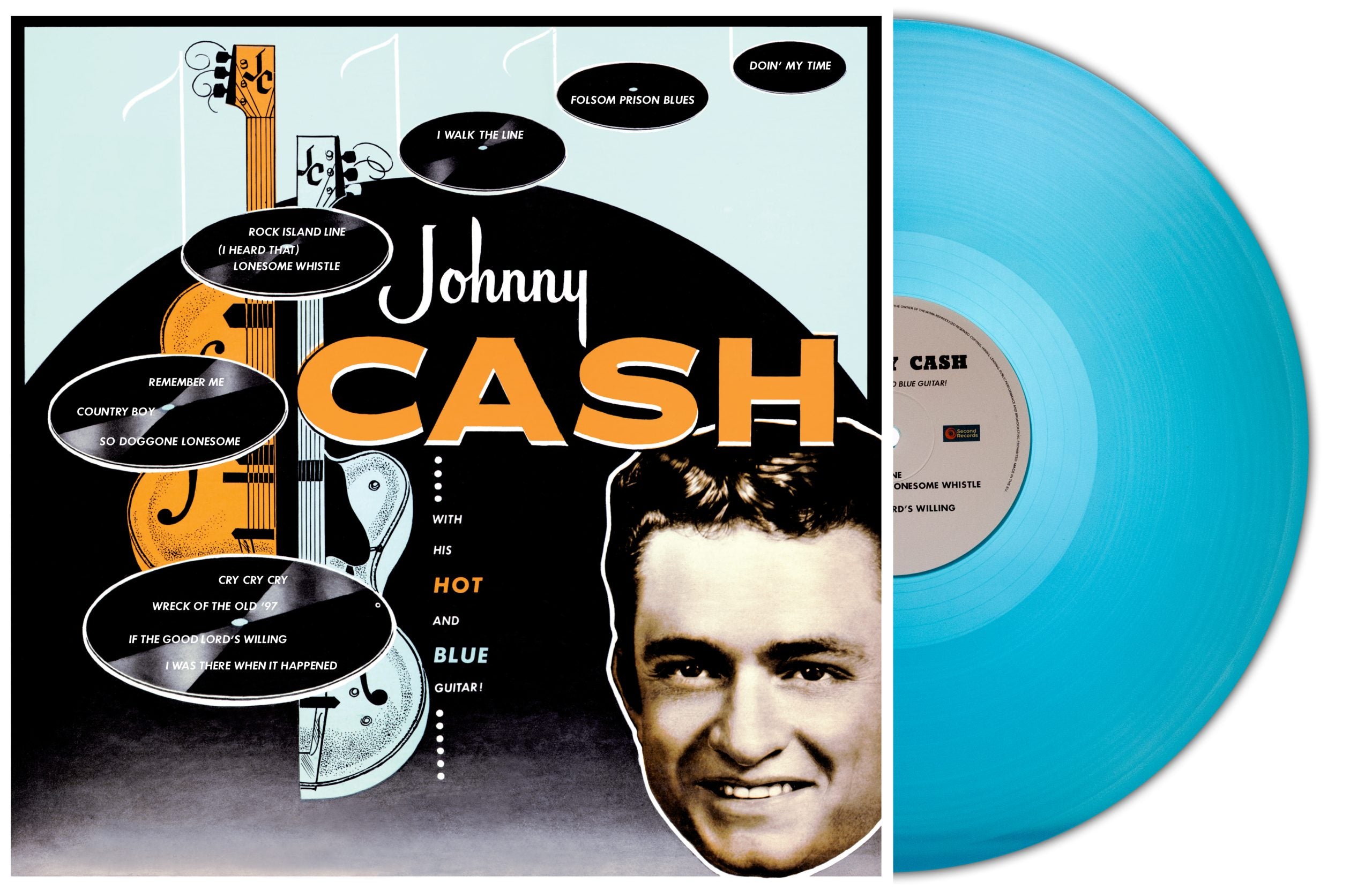 WITH THE HOT AND BLUE GUITAR - Front Cover