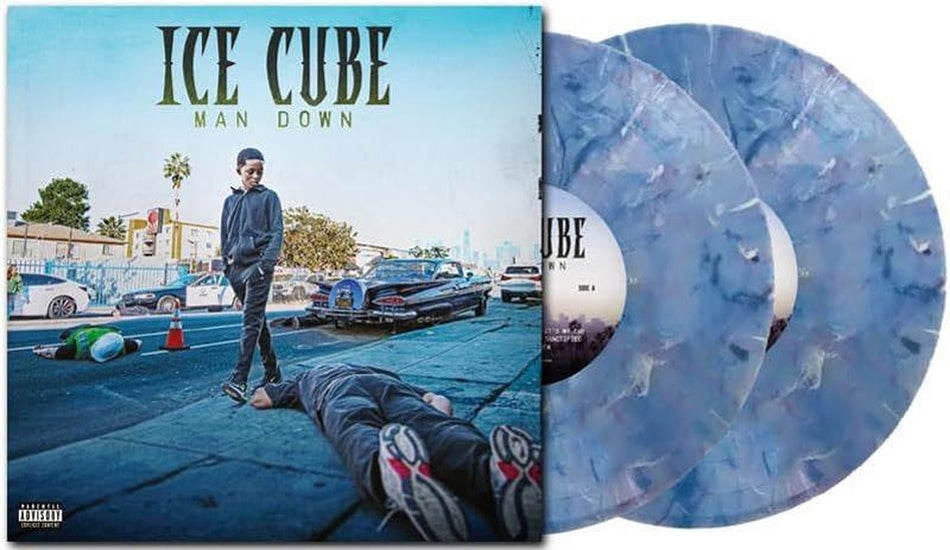 Man Down Édition Limitée Vinyle Bleu Marbré - Front Cover