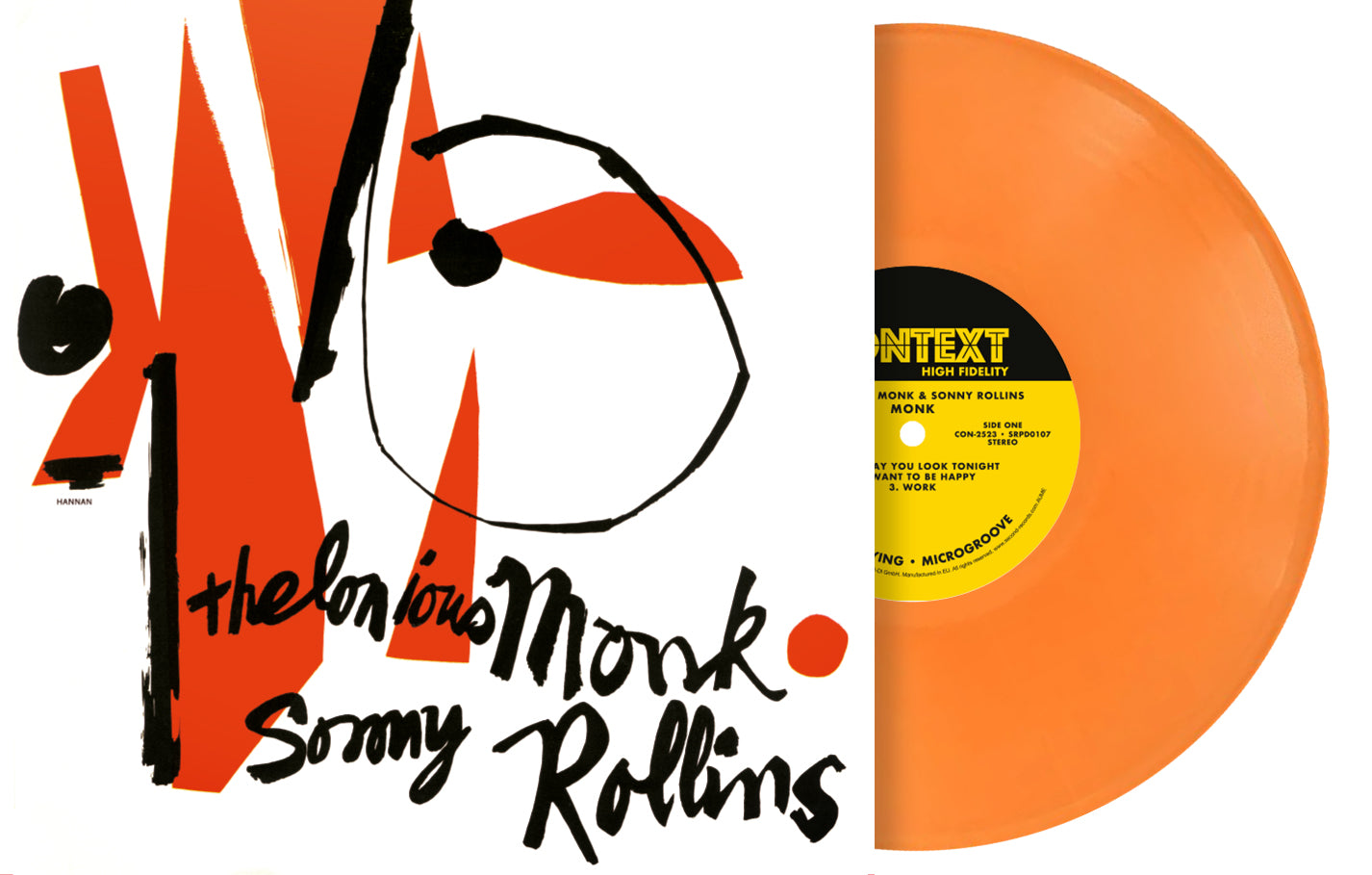 MONK/180 GR GATEFOLD SLEEVE ORANGE - Front Cover