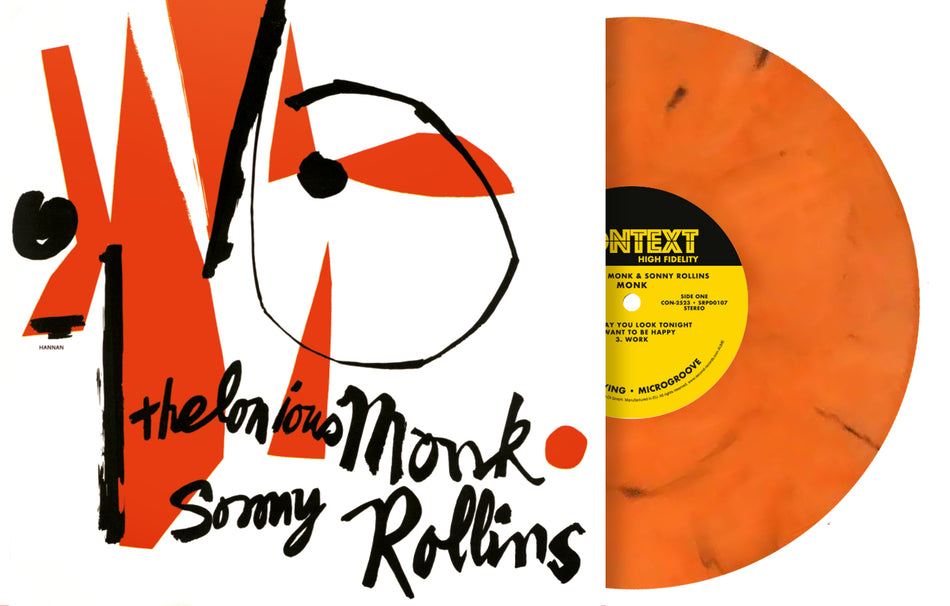 MONK/180 GR GATEFOLD SLEEVE MARBRE ORANGE - Front Cover