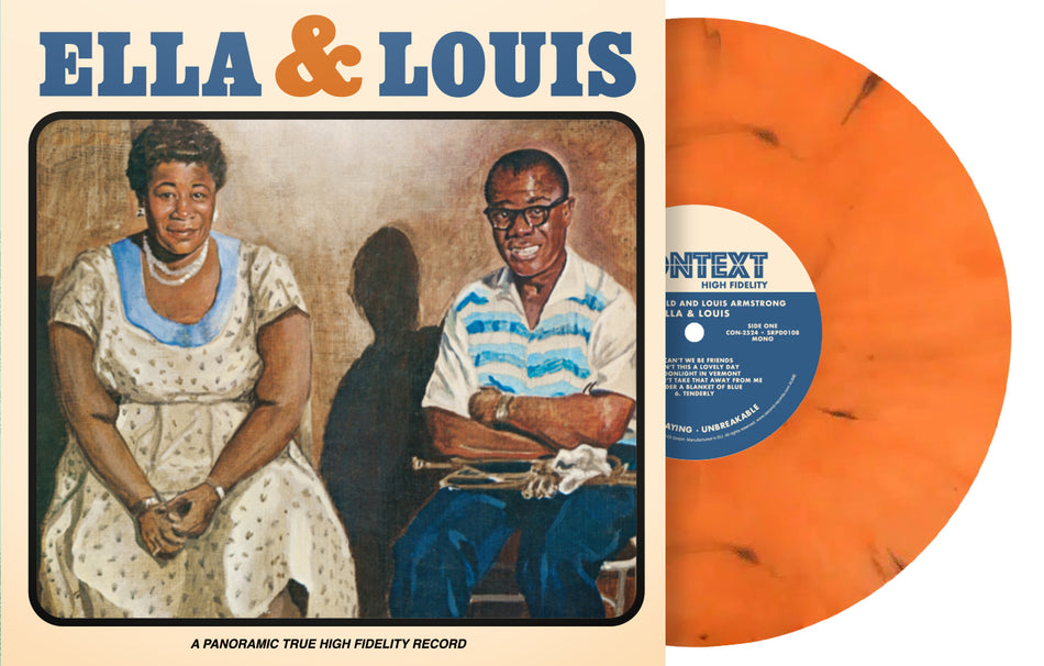 ELLA & LOUIS/180 GR GATEFOLD SLEEVE MARBRE ORANGE - Front Cover