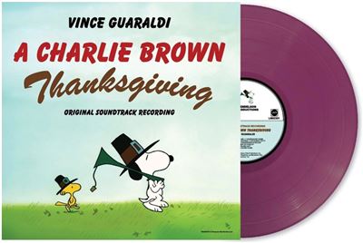 A Charlie Brown Thanksgiving Édition Limitée Vinyle Rose - Front Cover