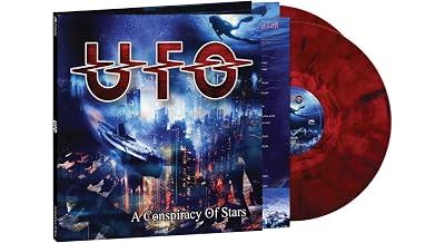 A Conspiracy Of Stars Vinyle Marbré Rouge et Noir Marbré - Front Cover