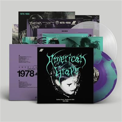 American Grave Gothic Punk Death Rock USA Vinyle Violet - Front Cover