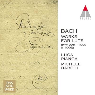 Bach : Works for lute - 2 CD - Front Cover