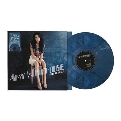 Back To Black 20th Anniversary Édition Limitée Exclusivité Fnac Vinyle Bleu et Noir Marbré - Front Cover