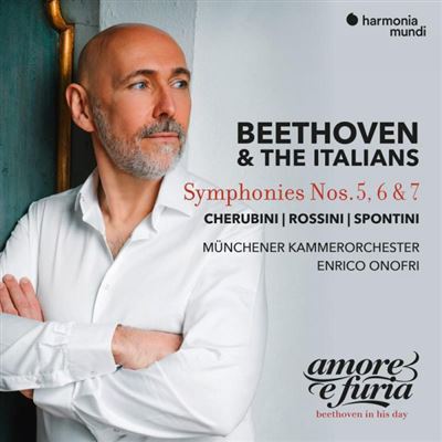Beethoven : The Italians – Symphonies Numbers 5, 6 & 7 – Cherubini, Rossini & Spontini - Front Cover