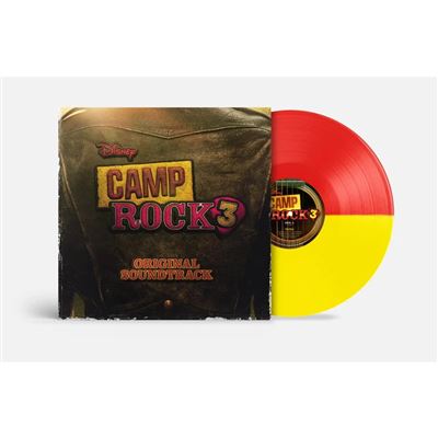 Camp Rock 3 Original Soundtrack Vinyle Rouge Jaune - Front Cover