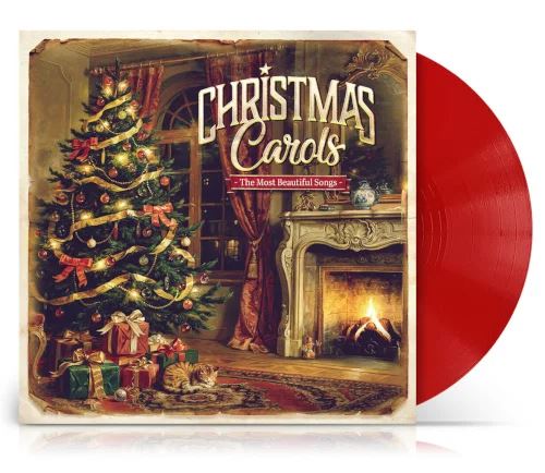 Christmas Carol Vinyle Rouge Transparent - Front Cover