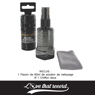 Cleaning kit 60ml pour vinyle - Front Cover