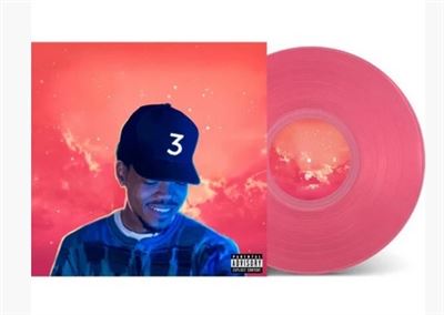 Coloring Book 2026 Reprint Vinyle Rose Transparent - Front Cover