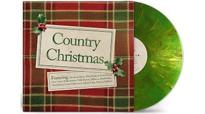Country Christmas Vinyle Vert - Front Cover