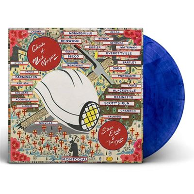 Ghosts Of West Virginia Vinyle Bleu et Noir - Front Cover