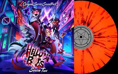 Helluva Boss Season Two Original Soundtrack Vinyle Orange et Noir - Front Cover
