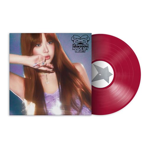 LE SSERAFIM 2nd Single Album Made My Night Vinyl (WARM RED Version) Édition Limitée Exclusivité Fnac Vinyle Rouge - Front Cover