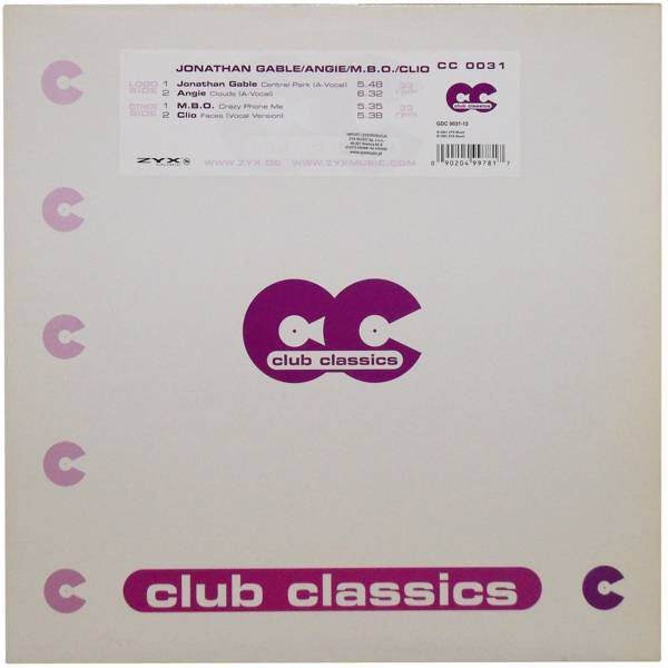 Central Park/Clouds/Crazy Phon - Front Cover