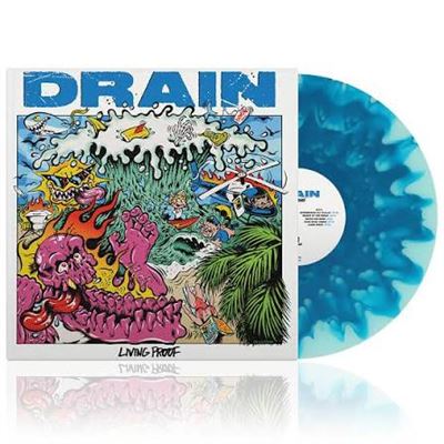 Living Proof Vinyle Bleu et Blanc Transparent - Front Cover