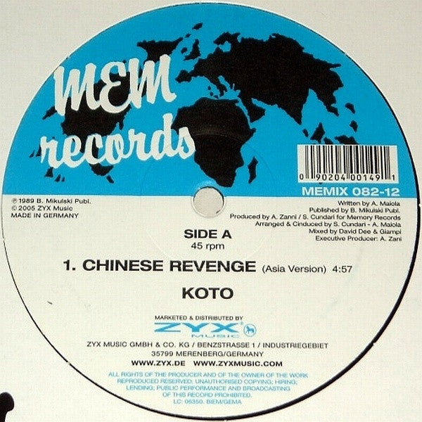 Chinese Revenge (Asia-Version) - Front Cover