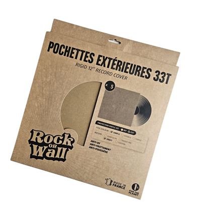 Lot de 5 pochettes extérieures Kraft 33T - Front Cover