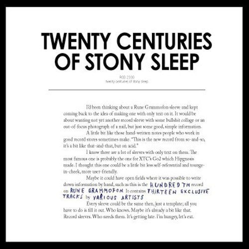Twenty Centuries Of Stony Sleep - Front Cover