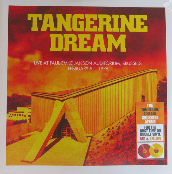 Live At Paul Emile Janson Auditorium, Brussels, 1976 Édition Limitée Vinyle Rouge et Jaune - Front Cover