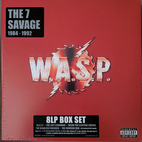 The 7 Savage : 1984-1992 - Front Cover