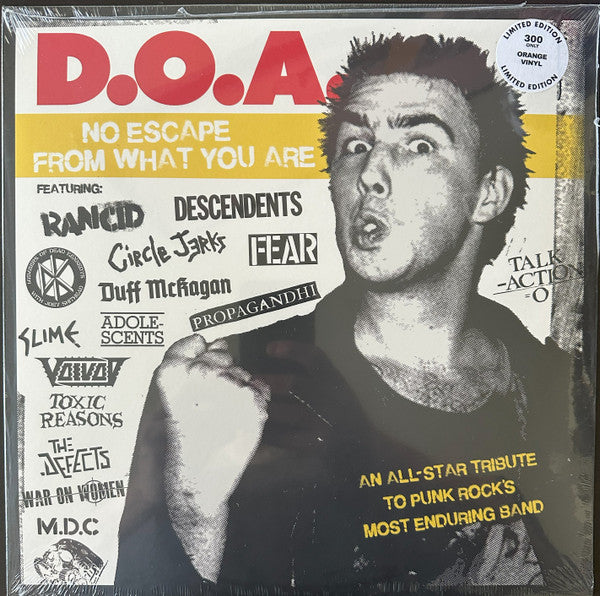 DOA - No Escape From What You Are/Color Edition - Front Cover