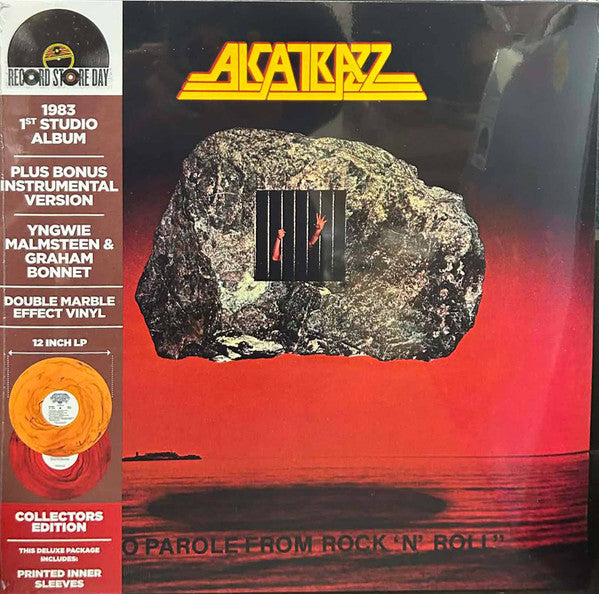 No Parole From Rock 'n' Roll Vinyle Rouge, Orange et Noir Marbré - Front Cover