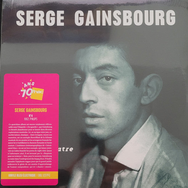 Gainsbourg Numéro 3 et Numéro 4 Édition Limitée Vinyle Bleu Électrique - Front Cover