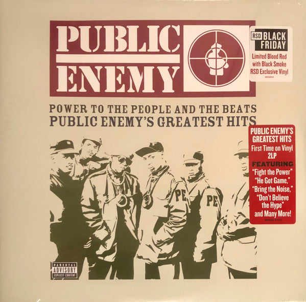 Power To The People And The Beats: Public Enemy's Greatest Hits Vinyle Coloré - Front Cover