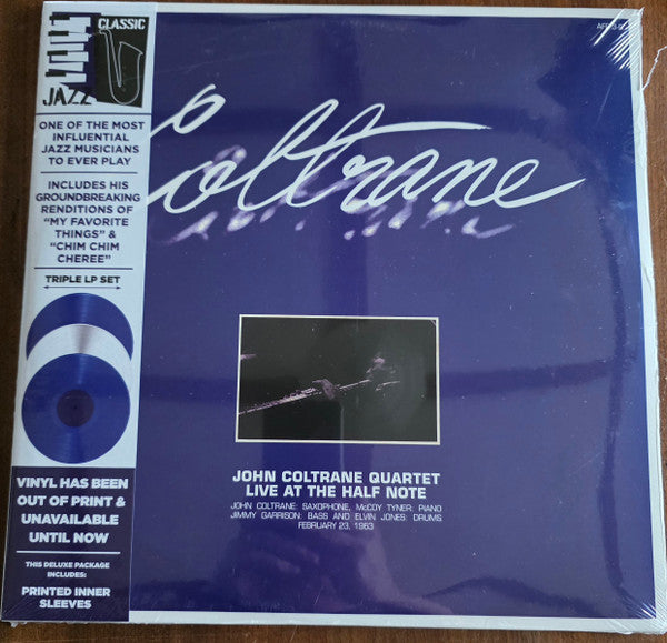 Live At The Half Note Édition Limitée Vinyle Bleu et Blanc Coffret - Front Cover