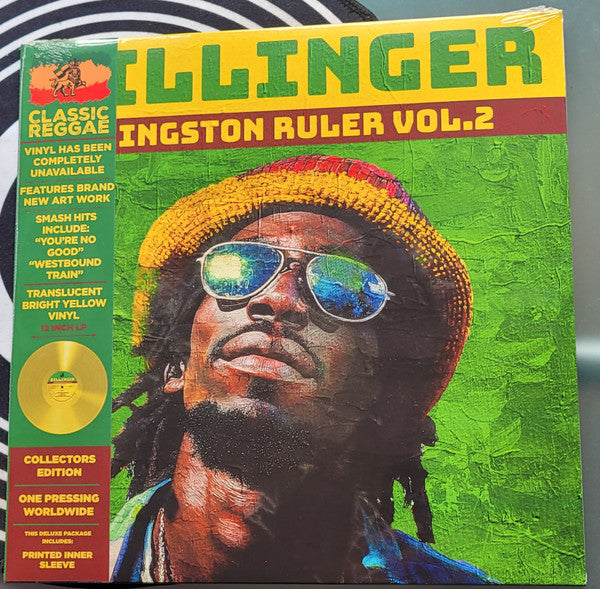Kingston Ruler Volume 2 Édition Deluxe Limitée Vinyle Jaune - Front Cover