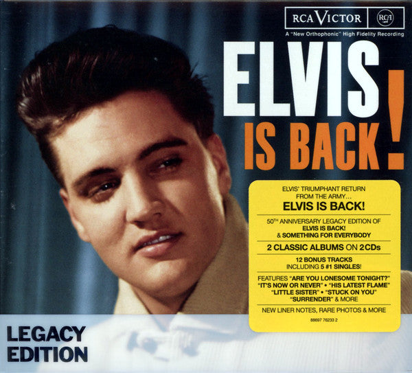 Elvis is back (legacy edition) - Front Cover