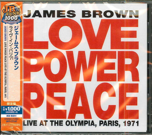 Love power peace Live - Front Cover