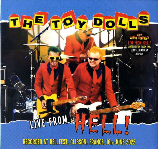 Live From Hell ! Vinyle Jaune - Front Cover