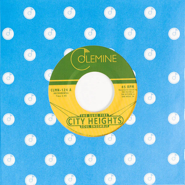 City Heights + Strollin' Adams - Vinyle Jaune Translucide - Front Cover