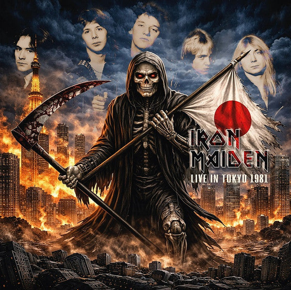 Live In Japan, 1981 - FM Radio Broadcast Vinyle Rouge - Front Cover
