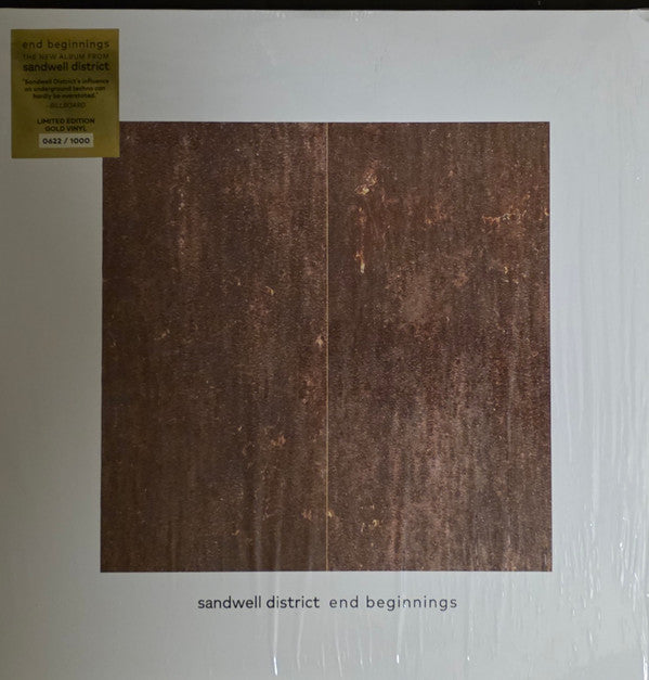 End Beginnings - Front Cover
