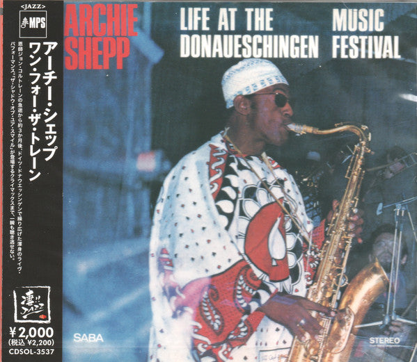 Live At The Donaueschingen Music Festival - Front Cover