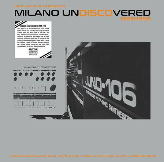 Fred Ventura Presents Milano Undiscovered 1988 1992 Unreleased - Front Cover