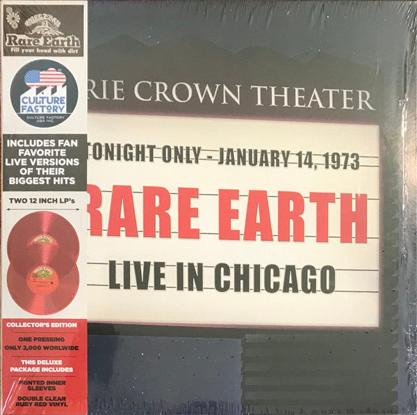 Live In Chicago Edition Limitée Vinyle Rouge - Front Cover
