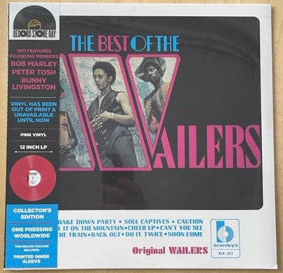 The Best Of The Wailers Vinyle Rose - Front Cover