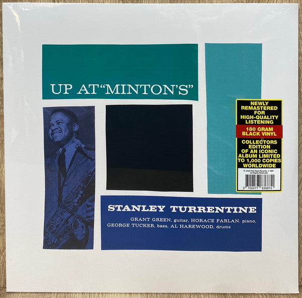 Up At Minton's : Volume 1, Live From Minton's Playhouse, 1961 - Front Cover