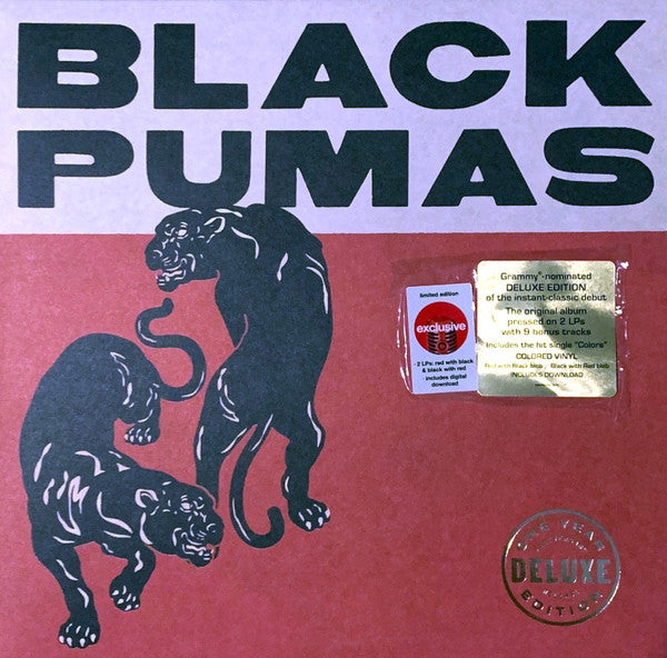 Black Pumas Edition Deluxe Vinyle Rouge - Front Cover