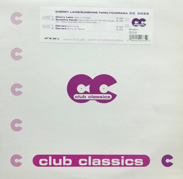 A Night In Chicago/Dance Reuni - Front Cover