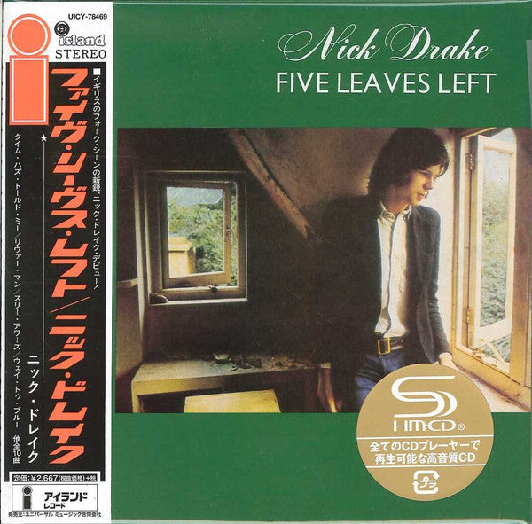 Five Leaves Left SHM-CD Edition remasterisée - Front Cover